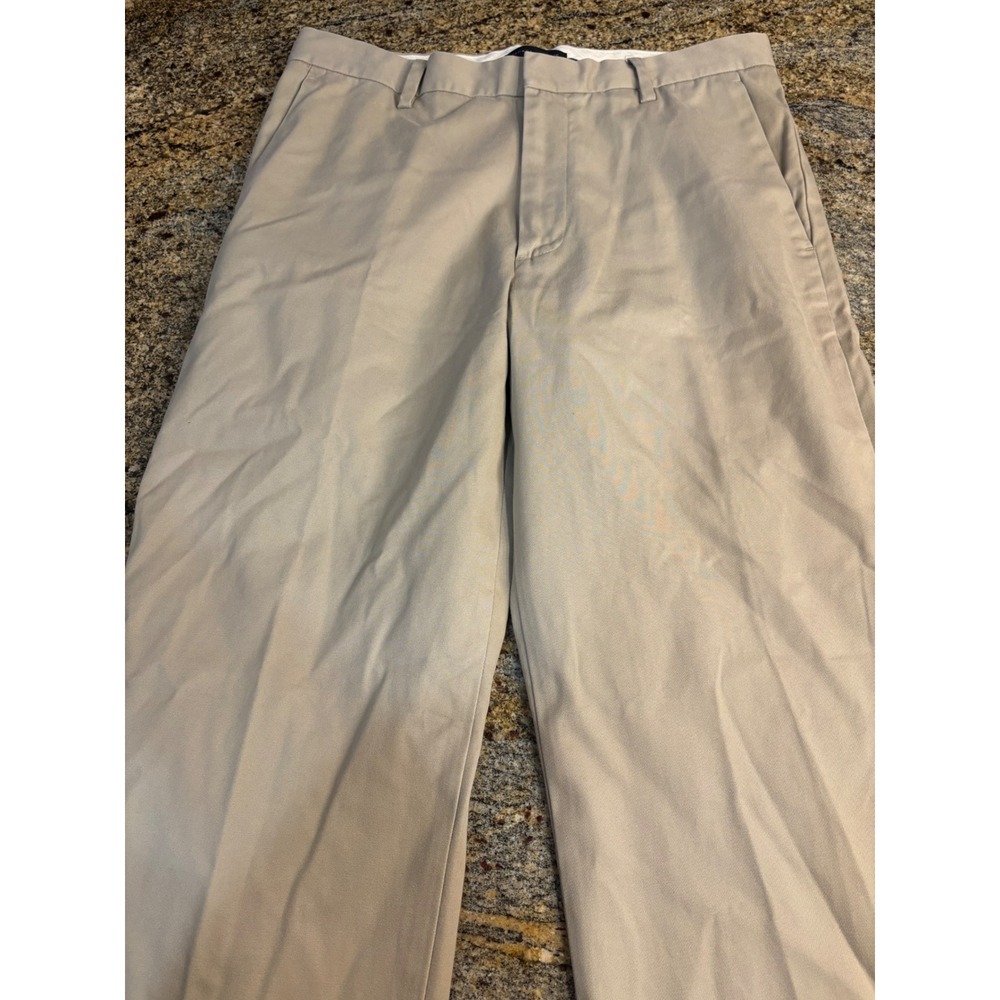Banana Republic Dawson Chinos Mens 33/32 Khaki Tan Straight Leg Cotton Pants